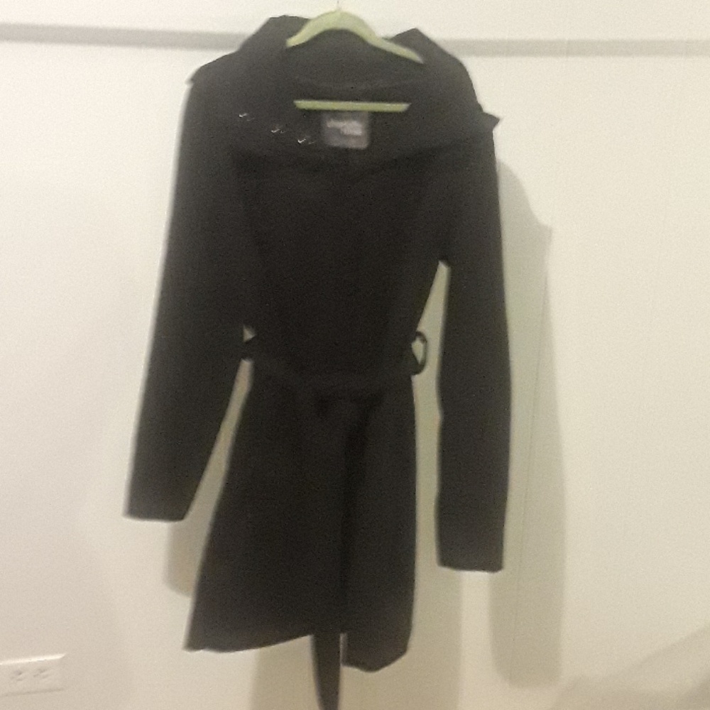 Black trench coat